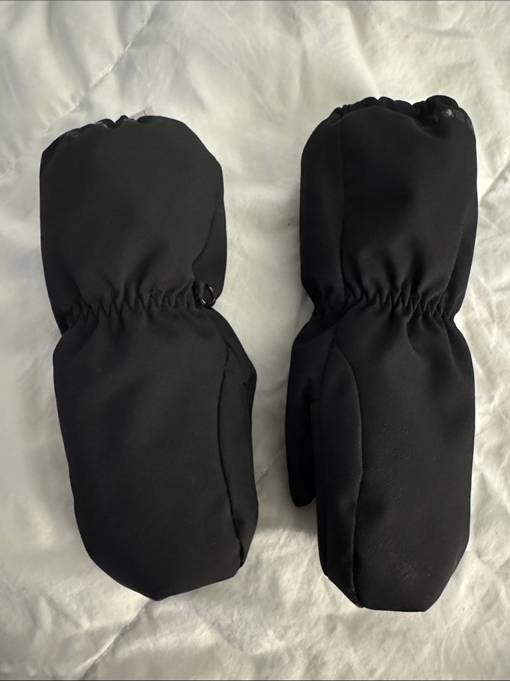 Firefly Toddler Mittens Black High Elastic - Insulated